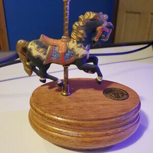 6 Inch Willitt's Designs Carousel Horse Music Box